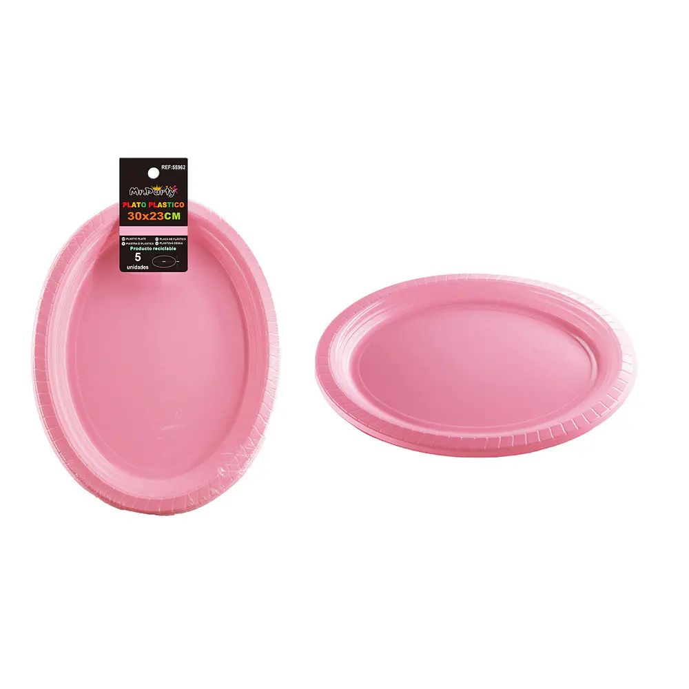 Bandeja Plástica Ovalada